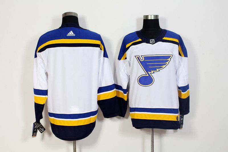 Men St. Louis Blues blank White Adidas Hockey Stitched NHL Jerseys->st.louis blues->NHL Jersey